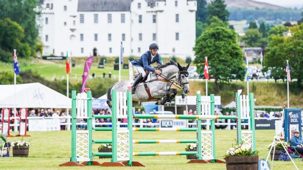 Astier Nicolas and Babylon De Gamma have taken the lead of the Blair Castle Horse Trials CCI4*-S after the showjumping