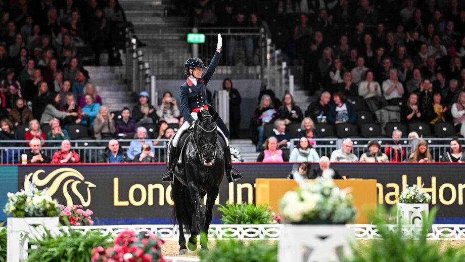 London Horse Show dressage freestyle results: winners Lottie Fry and Glamourdale.