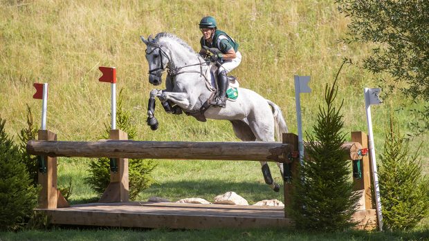 Austin O'Connor and Colorado Blue at Gatcombe 2022.