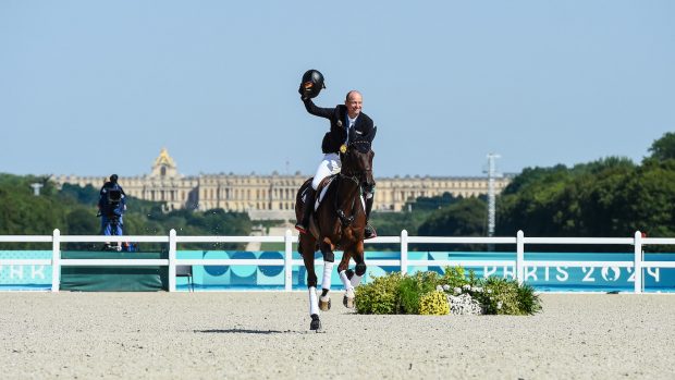 Michael Jung has won a record third individual Olympic eventing gold medal.