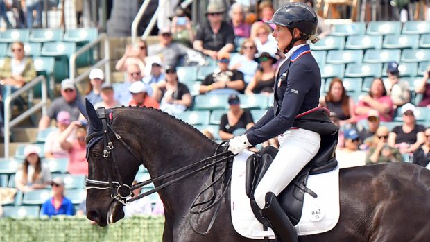 Cooley Nutcracker and Liz Halliday at Kentucky 2024.