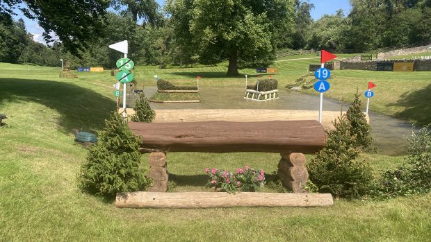 Bramham Horse Trials cross-country course fence 19a