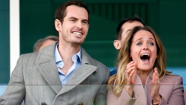 Sir Andy Murray and his wife Kim at the 2019 Cheltenham Festival