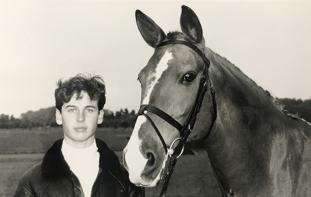 Rubelit Von Unkenriff and Carl at Addington in 1990
