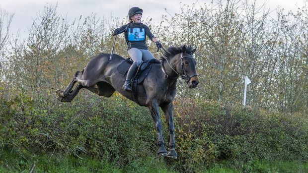 Jodie Howson and Milly.