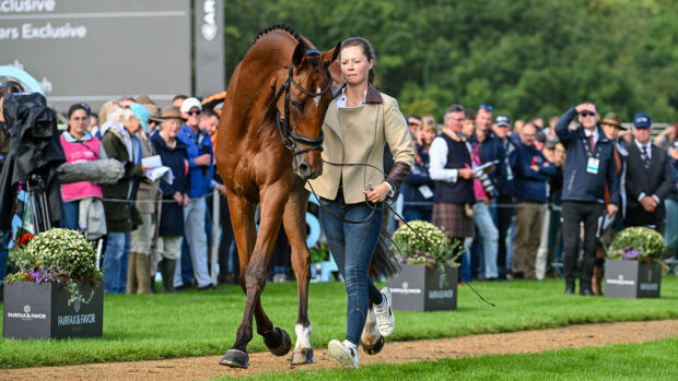 Burghley Horse Trials final trot-up: Lizzie Baugh and B Exclusive