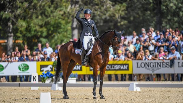 Michael Jung and fischerChipmunk FRH take over the lead in the eventing World Championships dressage