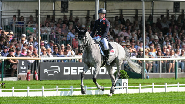 Burghley Horse Trials dressage - Oliver Townend and Cooley Rosalent