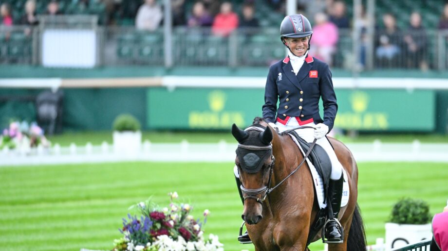 Burghley Horse Trials dressage - Ros Canter and Izilot DHI