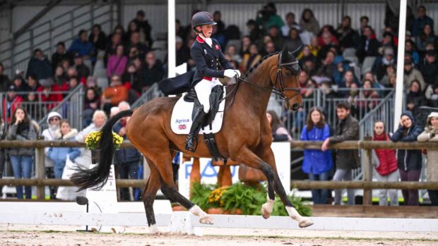 Ros Canter and Izilot DHI lead the standings after dressage at Pau Horse Trials 2024.