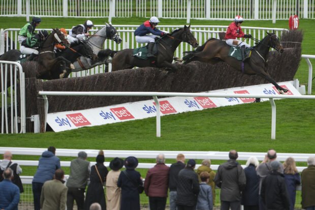 Toby McCain-Mitchell and The Newest One win at Cheltenham Racecourse.