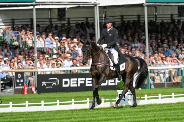 Burghley Horse Trials dressage: Tim Price and Vitali