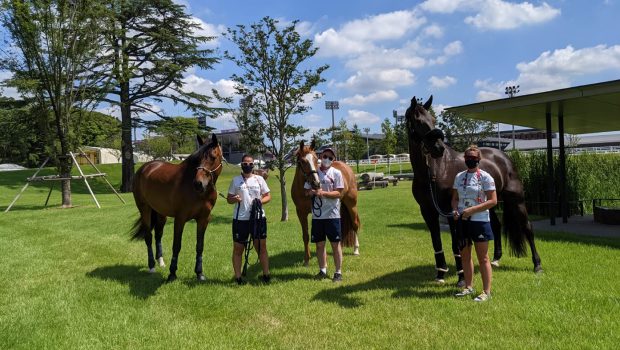 Tokyo Olympics dressage grooms