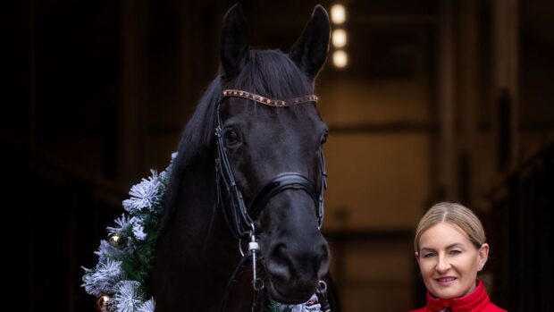 Sandra Sysojeva Polish dressage rider with Maxima Bella