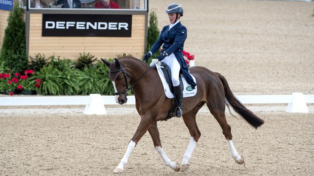 Kentucky Three-Day Event dressage: Zara Tindall and Class Affair